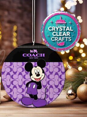 Coach Mickey Mouse Ornament SALE 3 For $19